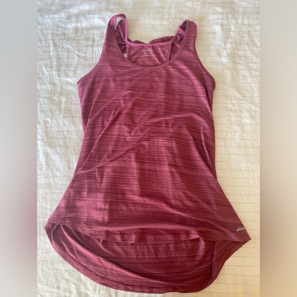Eddie Bauer Yoga Active Racerback Draped Tank Top
